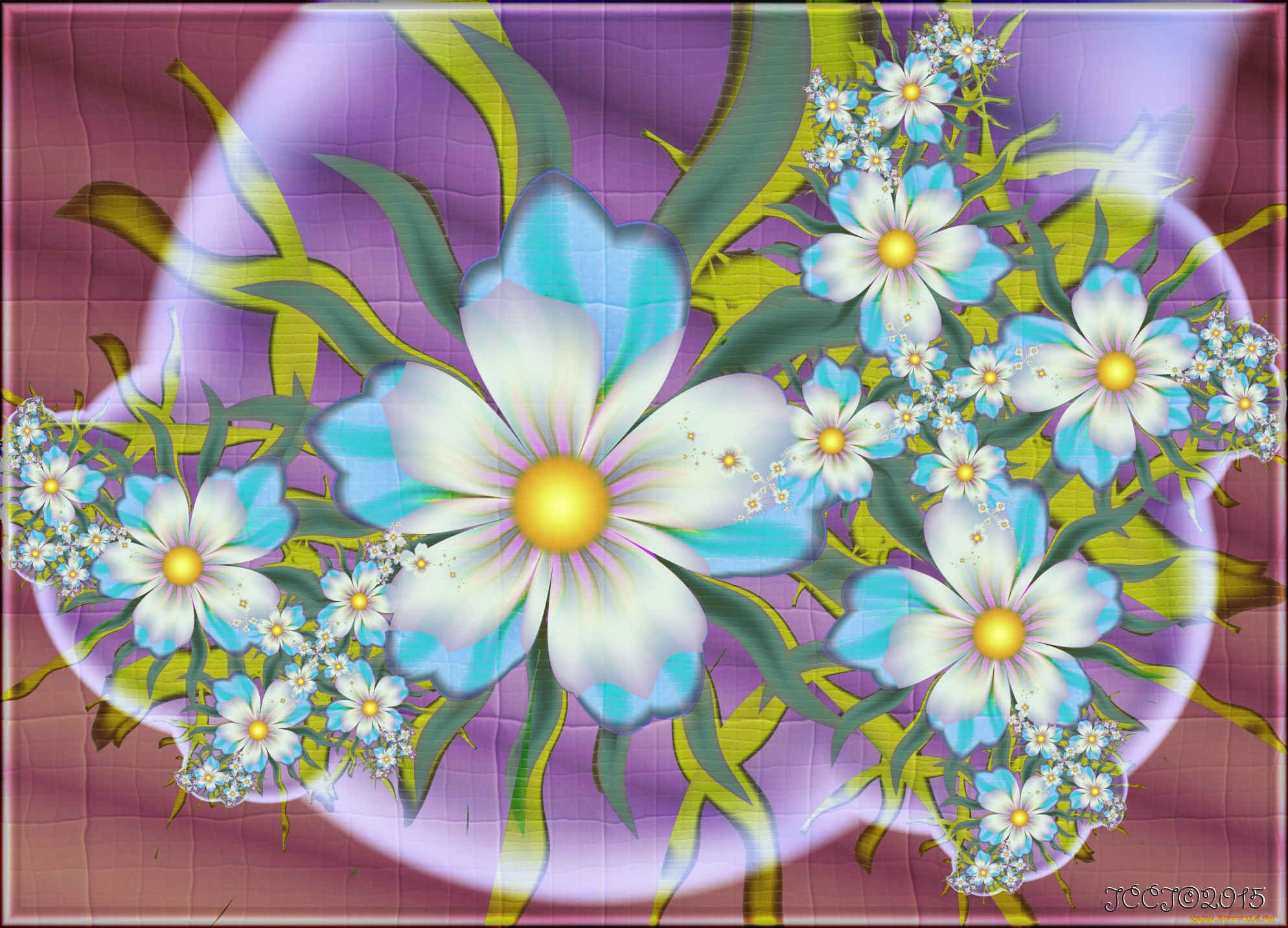 3 ,  , flowers, , , , 
